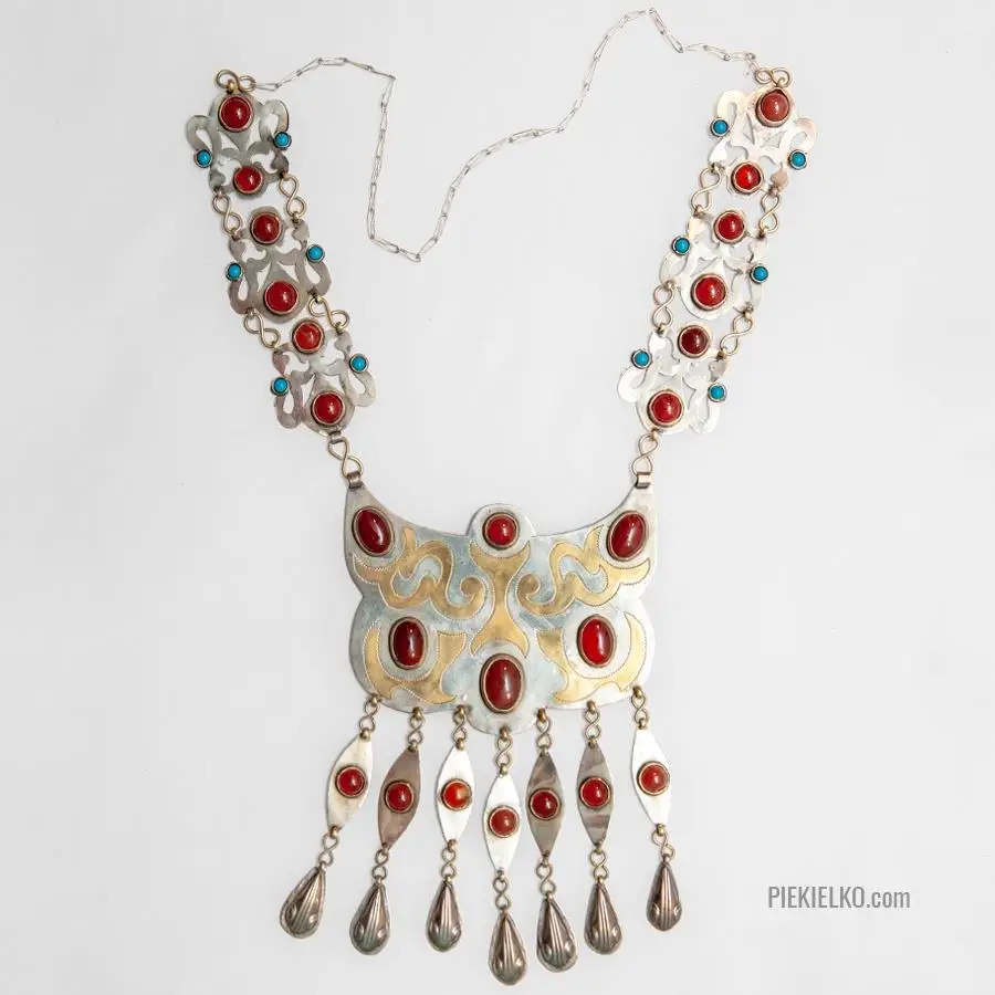 Gold-plated necklace - handicraft