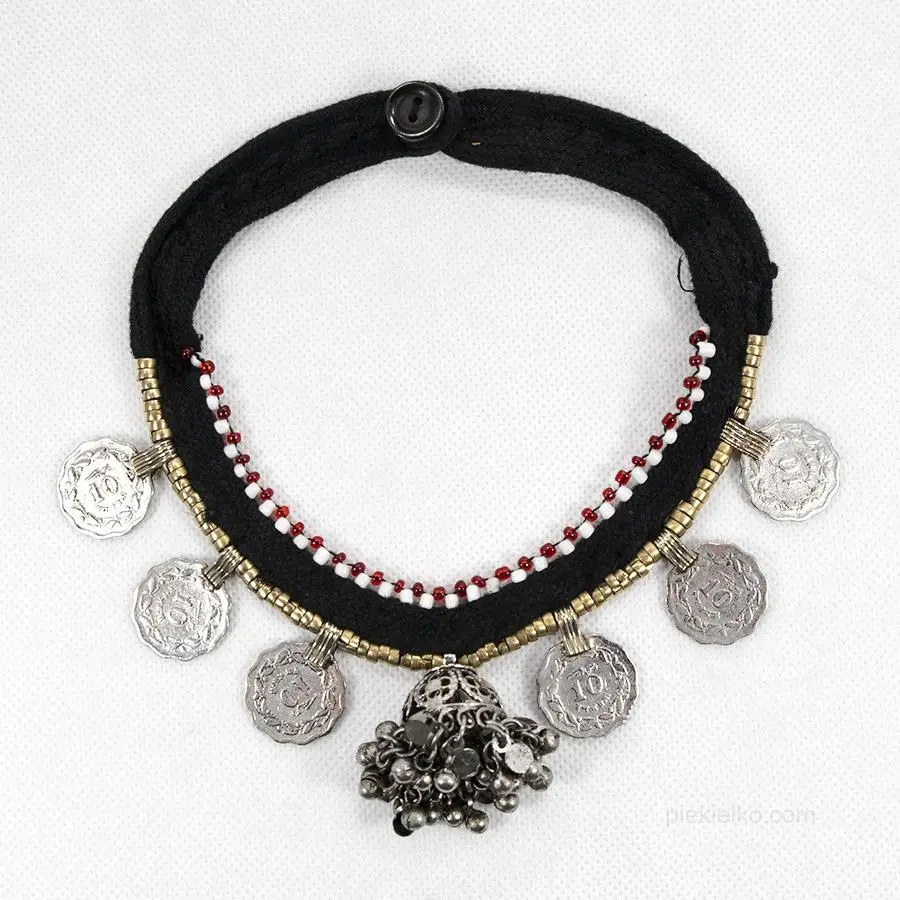 Choker Kuchi z monetkami
