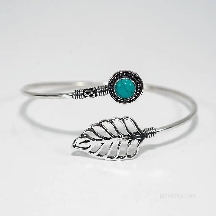 Howlite twig bracelet
