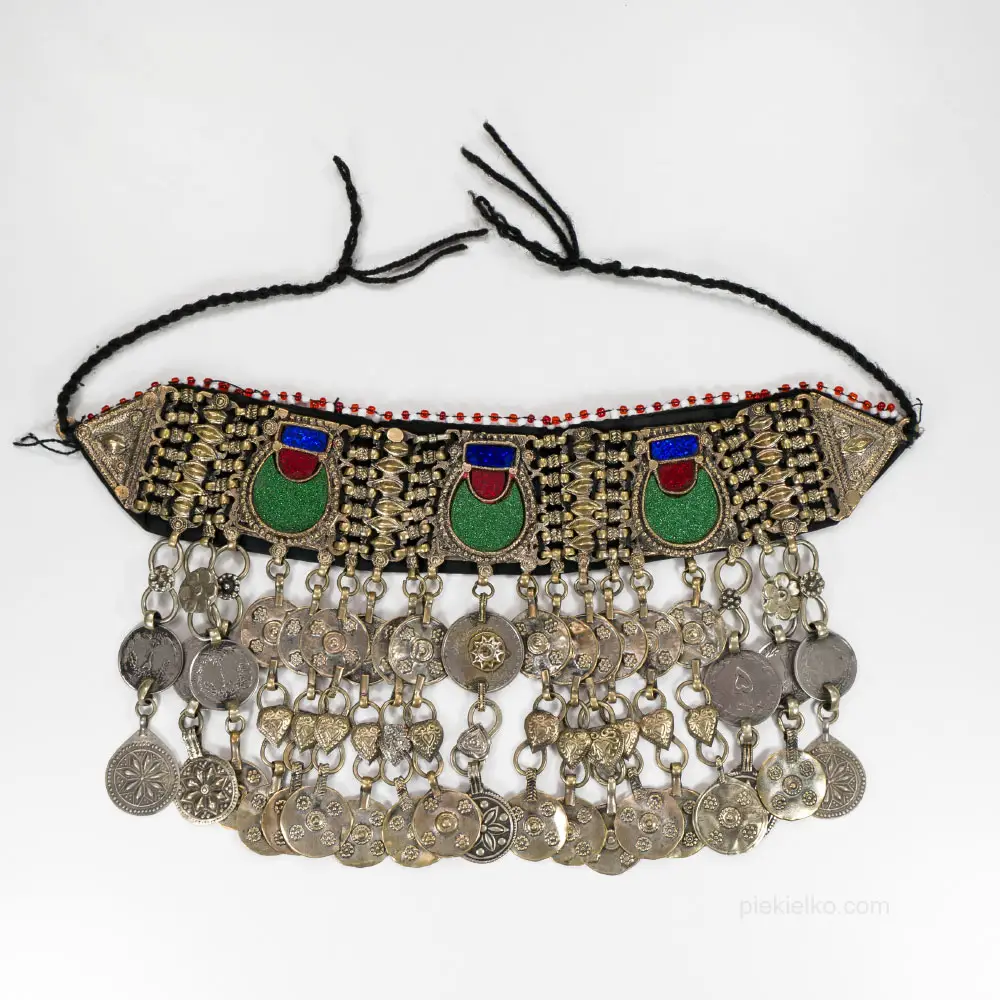 Wyjątkowy afgański plemienny choker