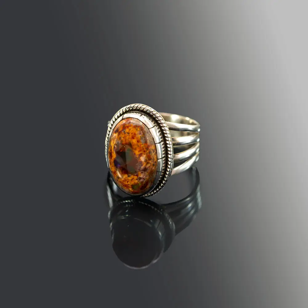 Ognisty Świt - naturalny opal meksykański