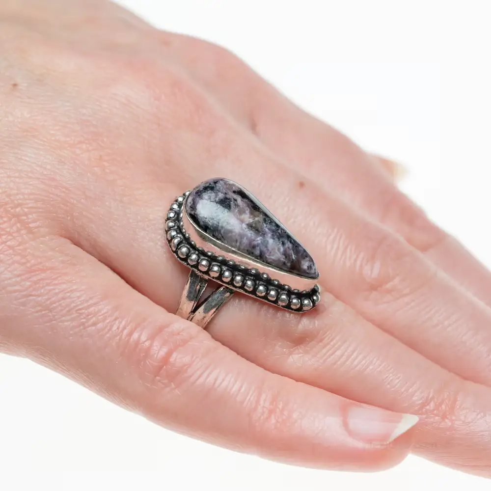 Charoite ring