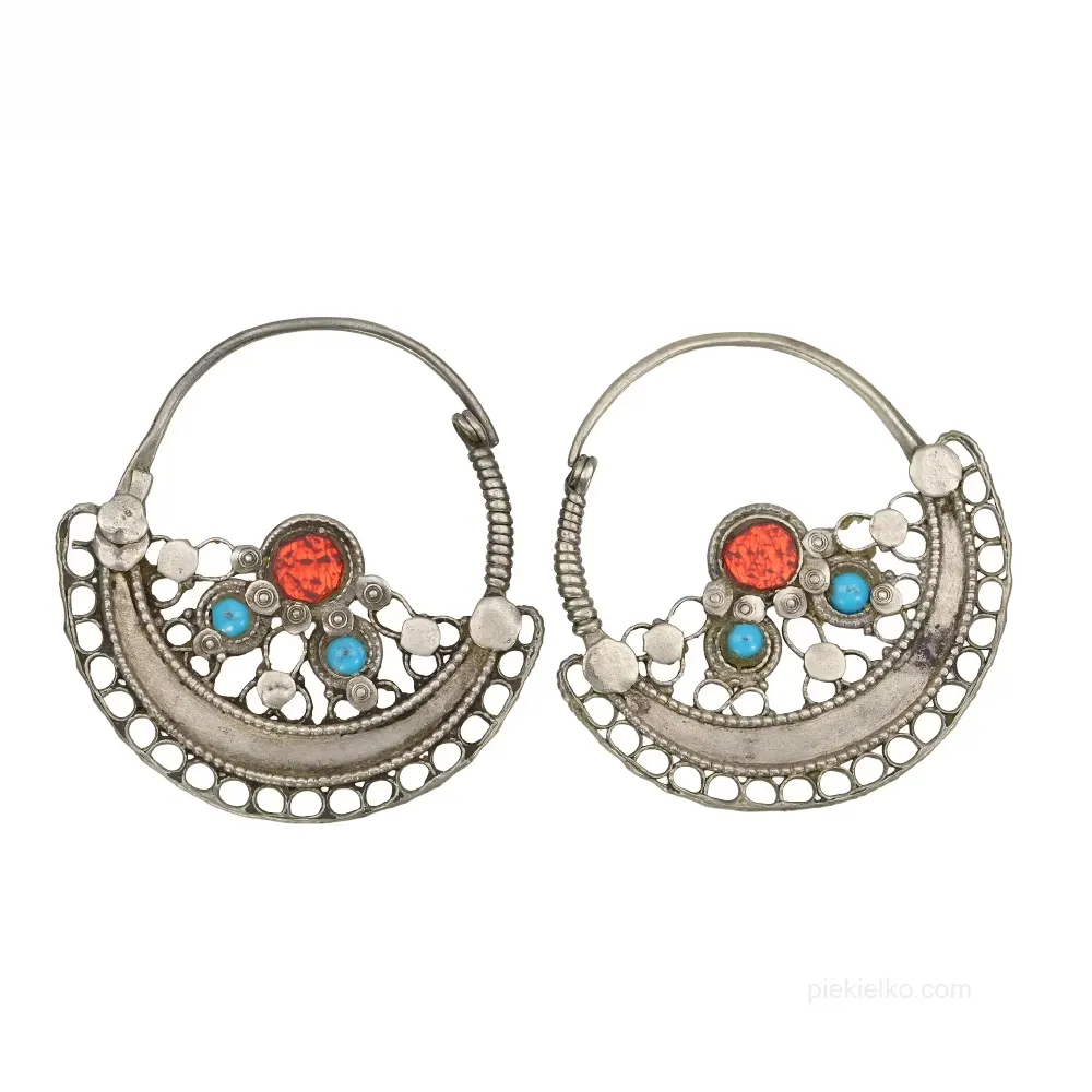 Tribal Antique Turquoise Earrings