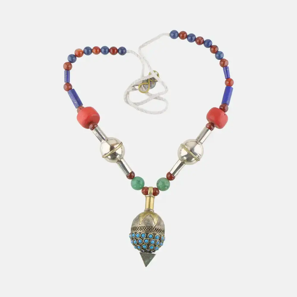 Turkmeński Amulet Kropla Turkusu