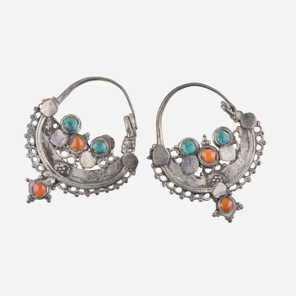 Nomadic Turquoise Crescents